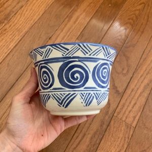 Funky Boho Ceramic Plant Pot